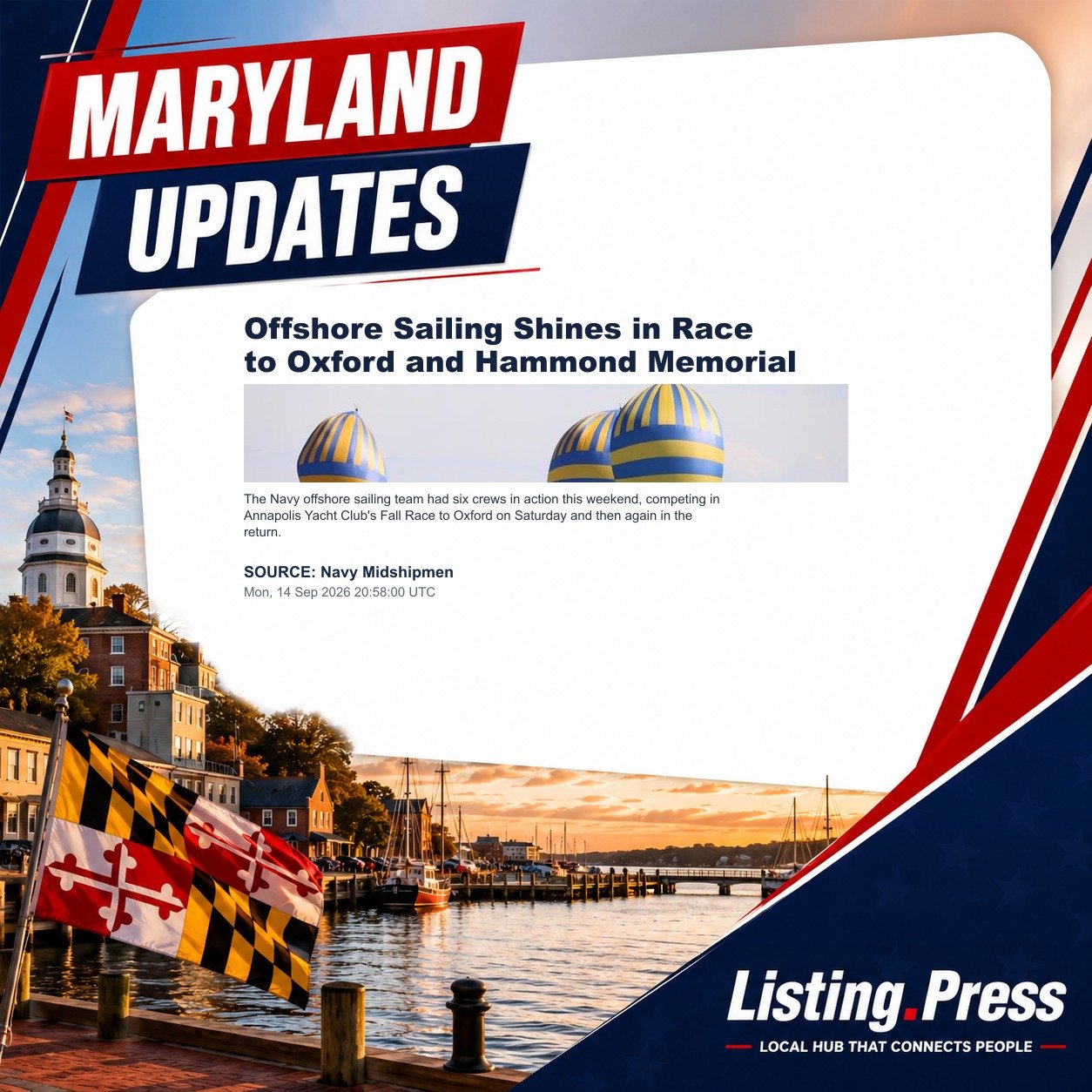 Offshore Sailing Shines in Race to Oxford and Hammond Memorial