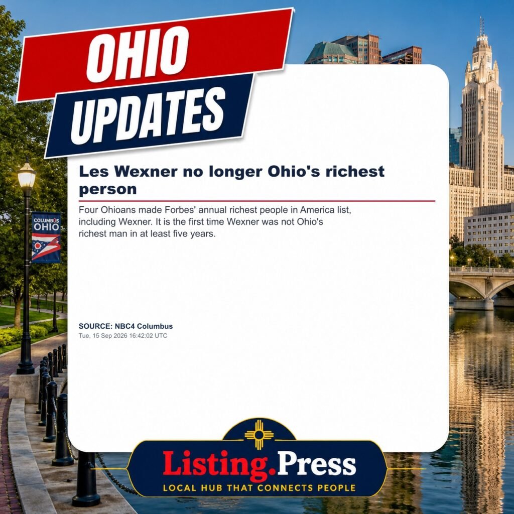 Les Wexner no longer Ohio’s richest person