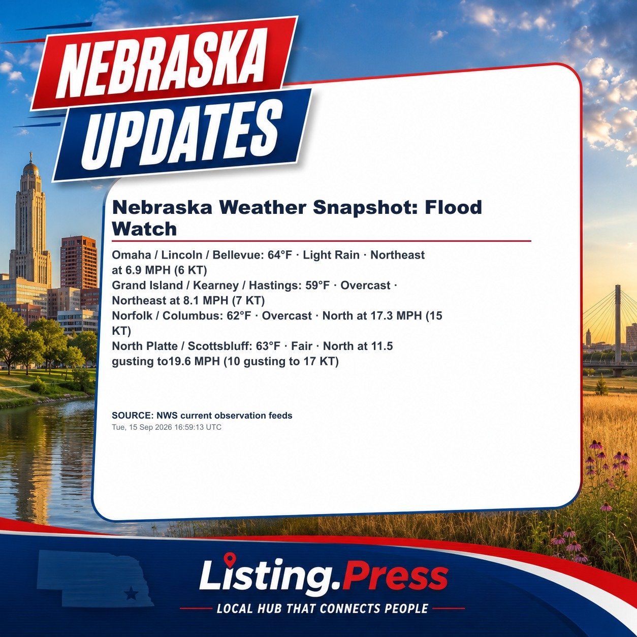 Nebraska Weather Snapshot: Flood Watch
