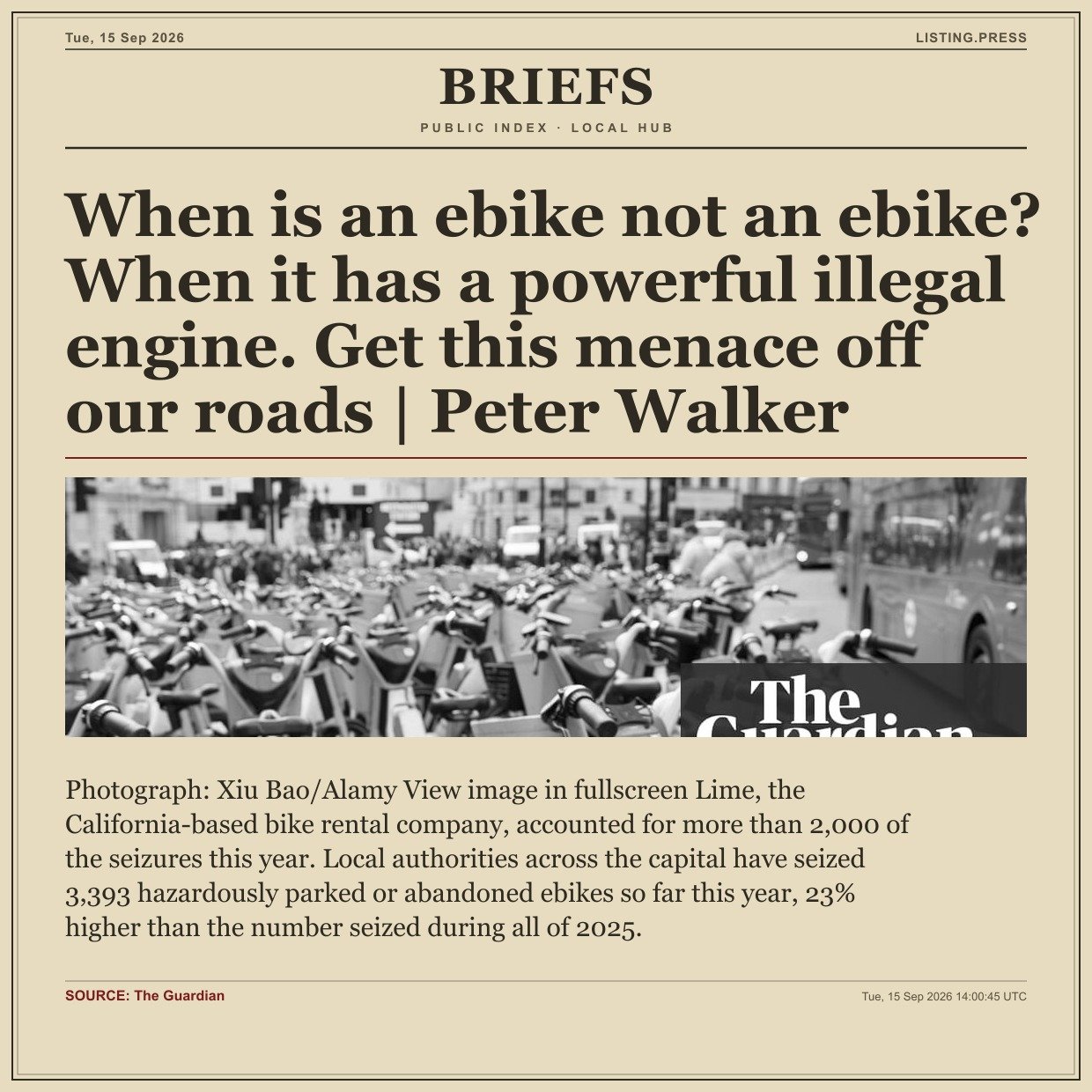 When is an ebike not an ebike? When it has a powerful illegal engine. Get this menace off our roads | Peter Walker