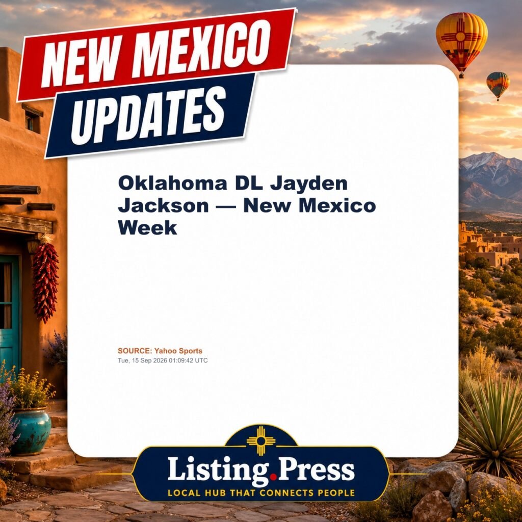 Oklahoma DL Jayden Jackson — New Mexico Week