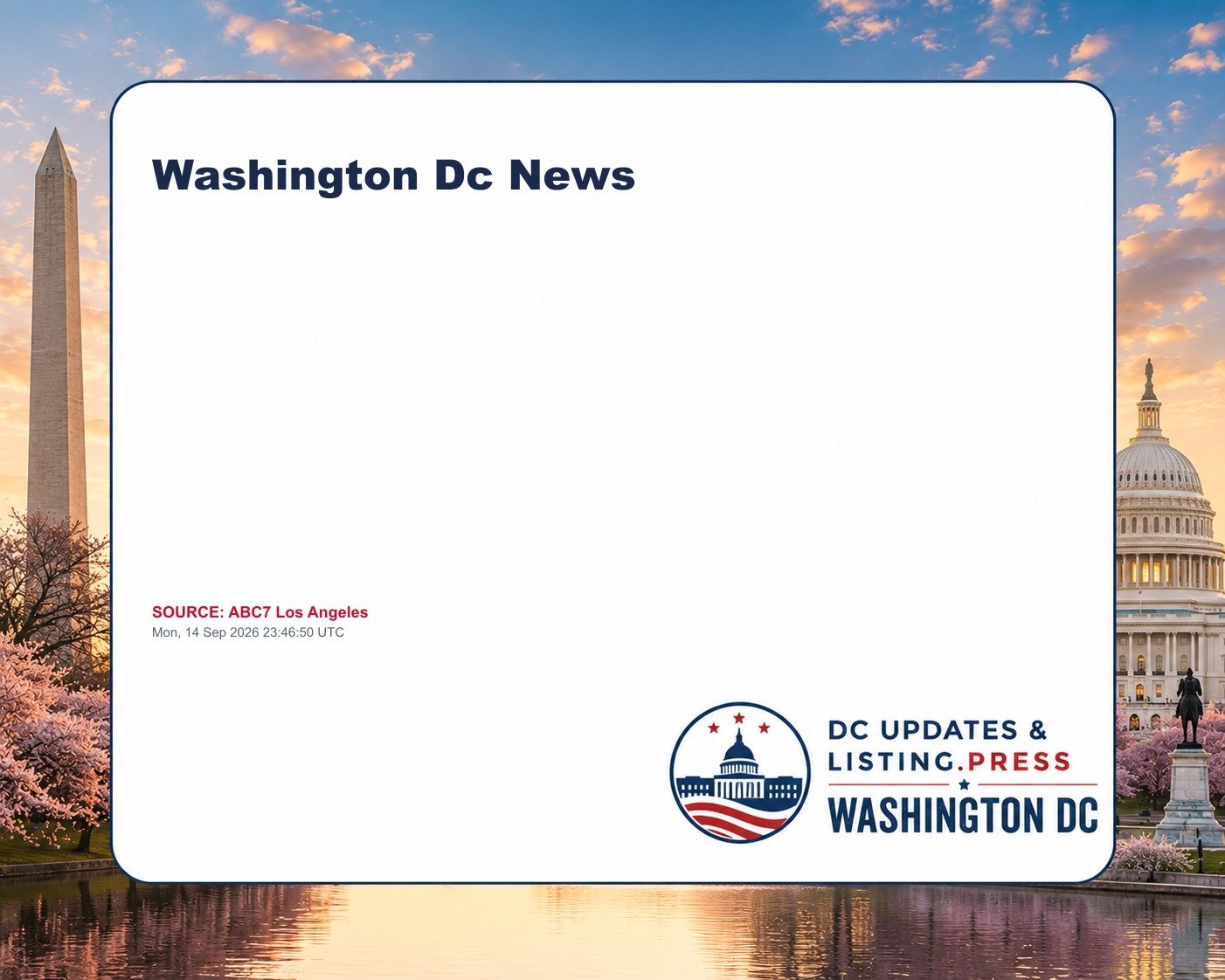 Washington Dc News