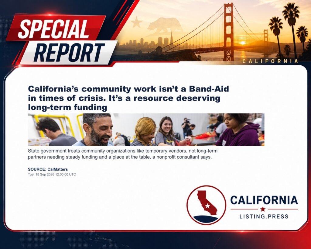 California’s community work isn’t a Band-Aid in times of crisis. It’s a resource deserving long-term funding