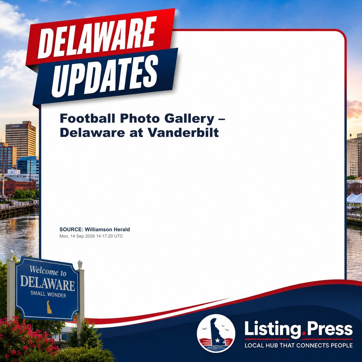 Football Photo Gallery – Delaware at Vanderbilt