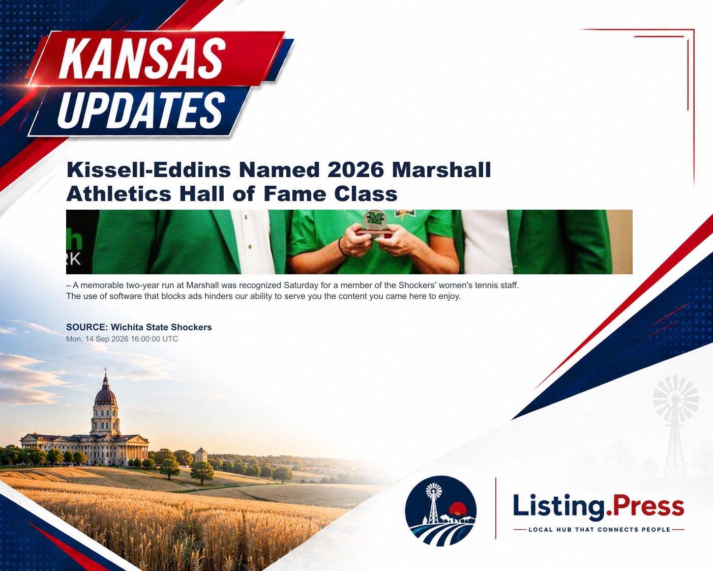 Kissell-Eddins Named 2026 Marshall Athletics Hall of Fame Class