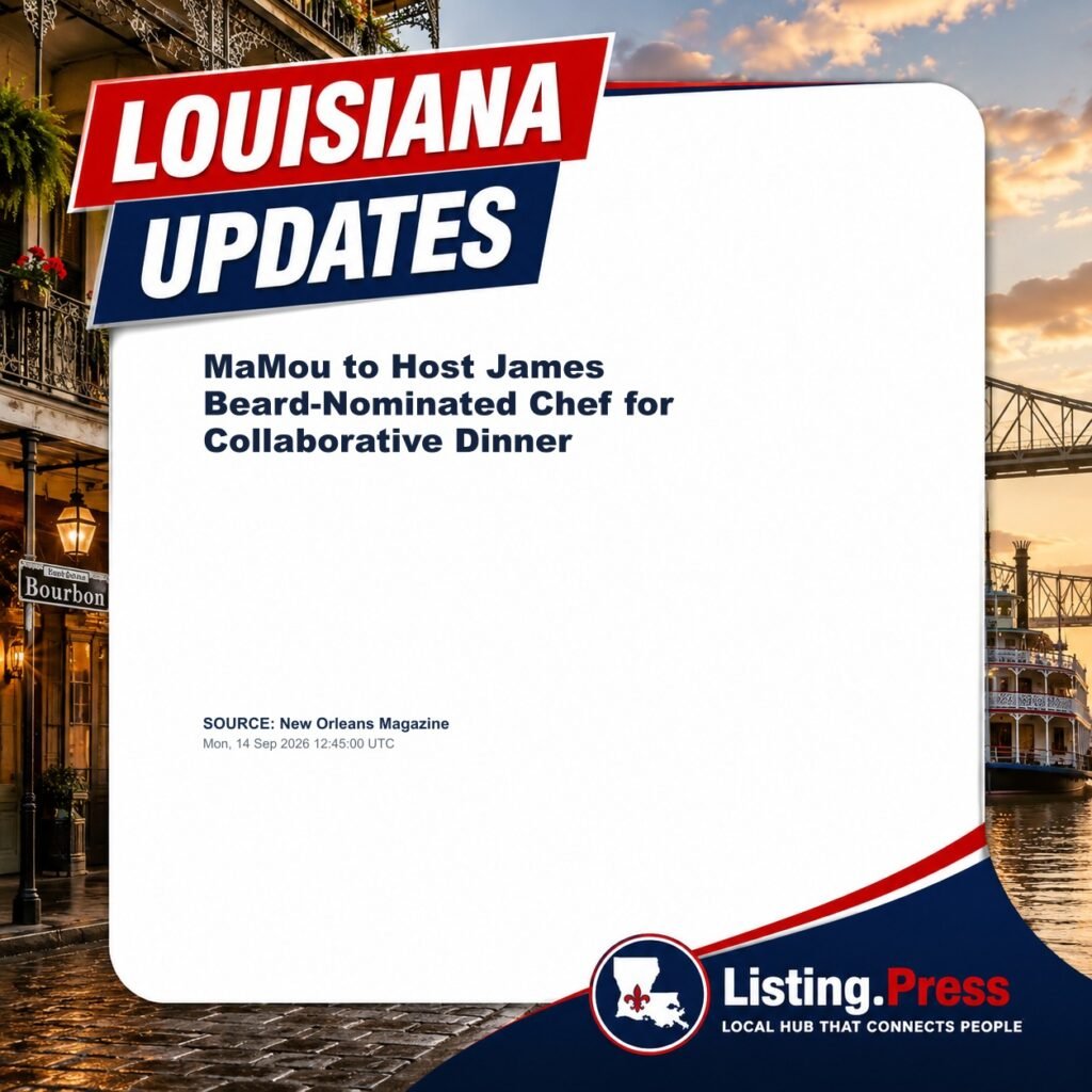 MaMou to Host James Beard-Nominated Chef for Collaborative Dinner