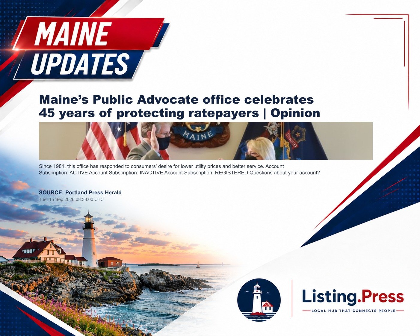 Maine’s Public Advocate office celebrates 45 years of protecting ratepayers | Opinion