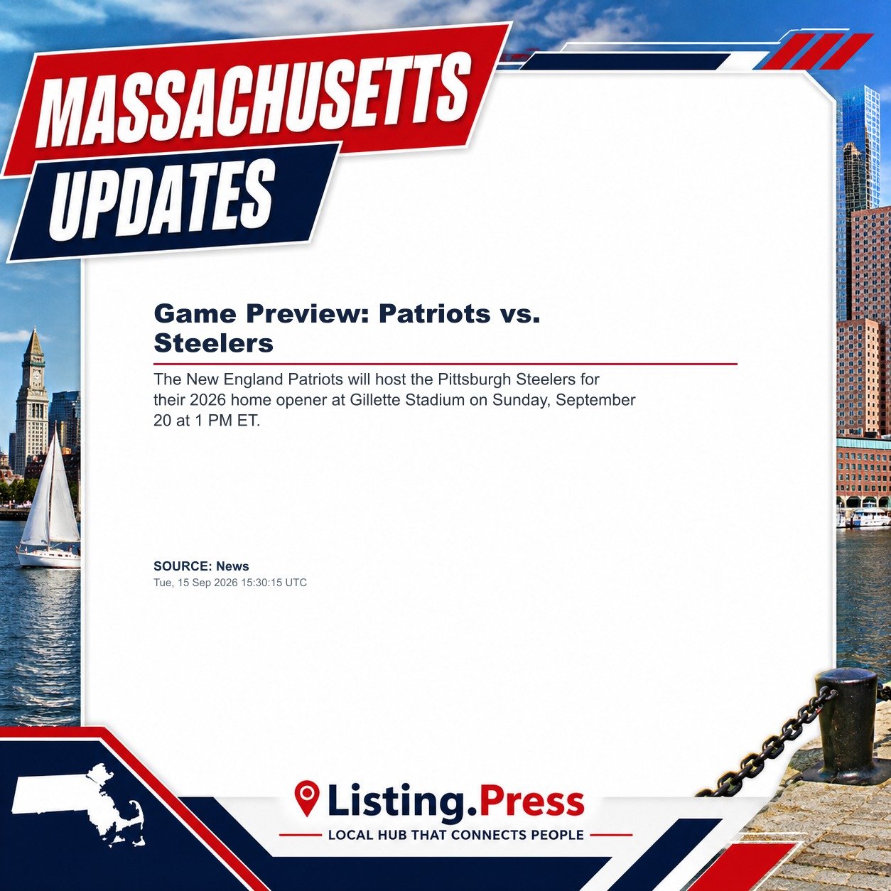 Game Preview: Patriots vs. Steelers