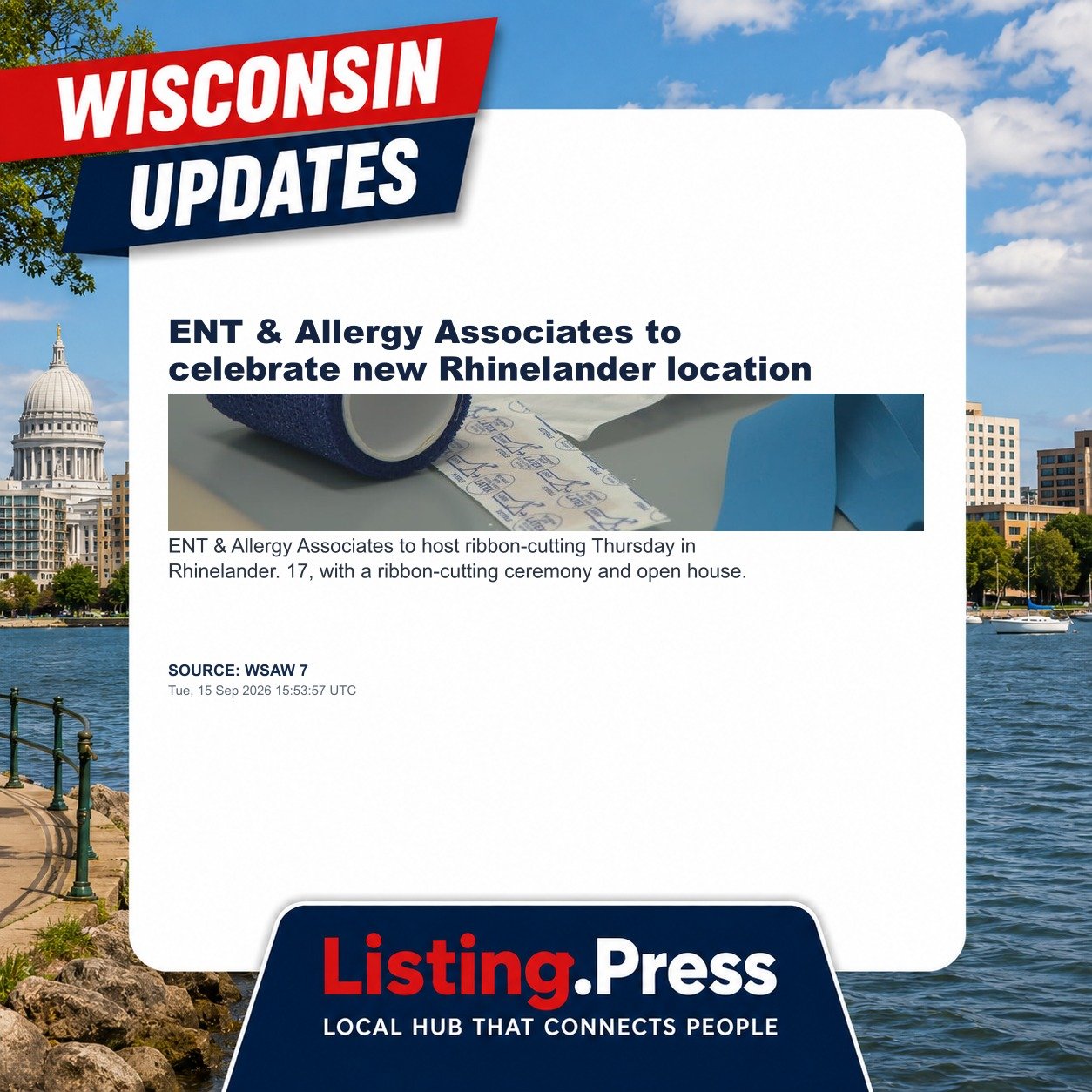 ENT & Allergy Associates to celebrate new Rhinelander location