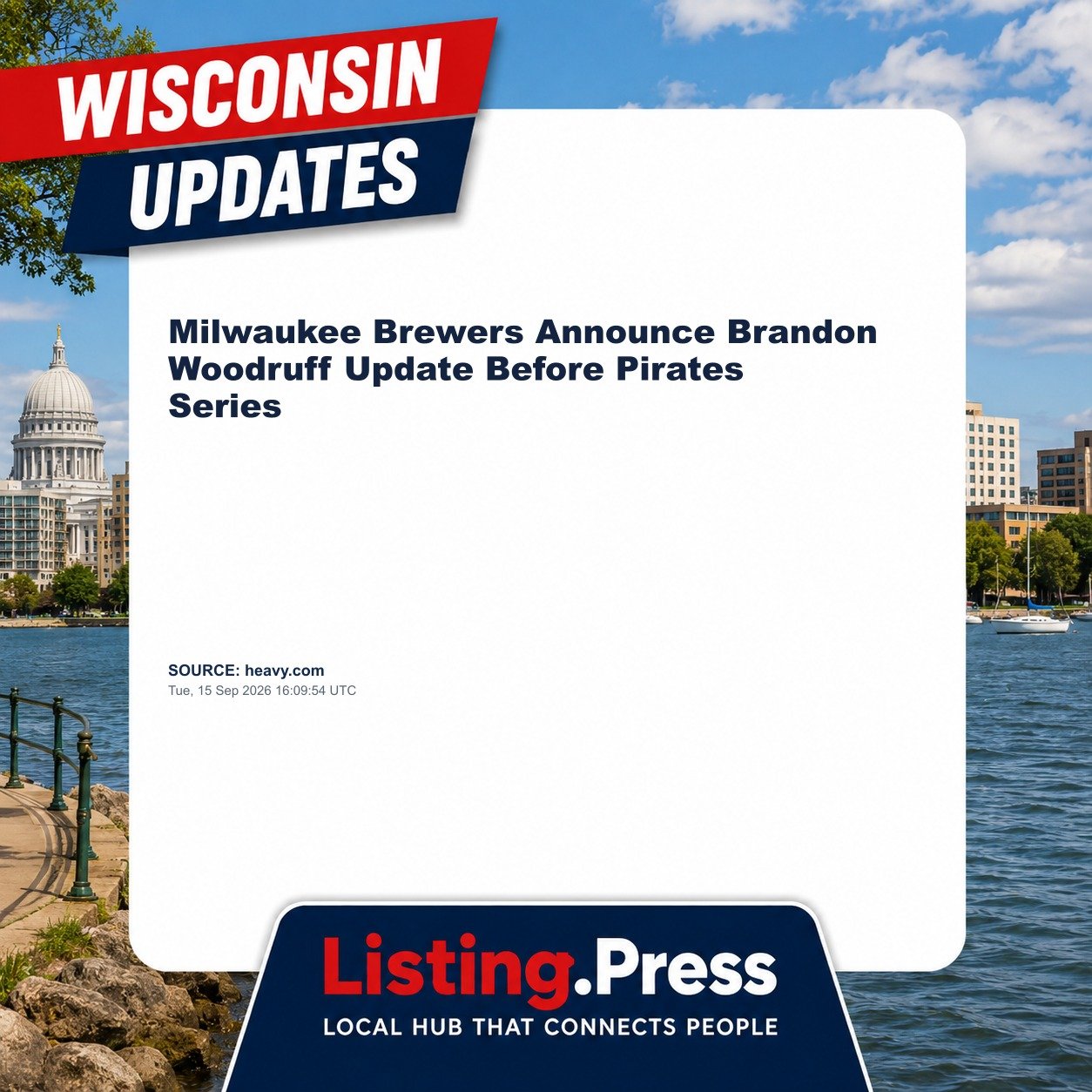 Milwaukee Brewers Announce Brandon Woodruff Update Before Pirates Series