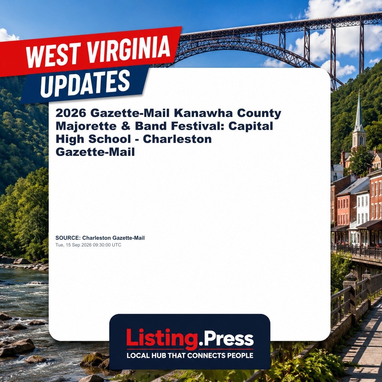 2026 Gazette-Mail Kanawha County Majorette & Band Festival: Capital High School - Charleston Gazette-Mail