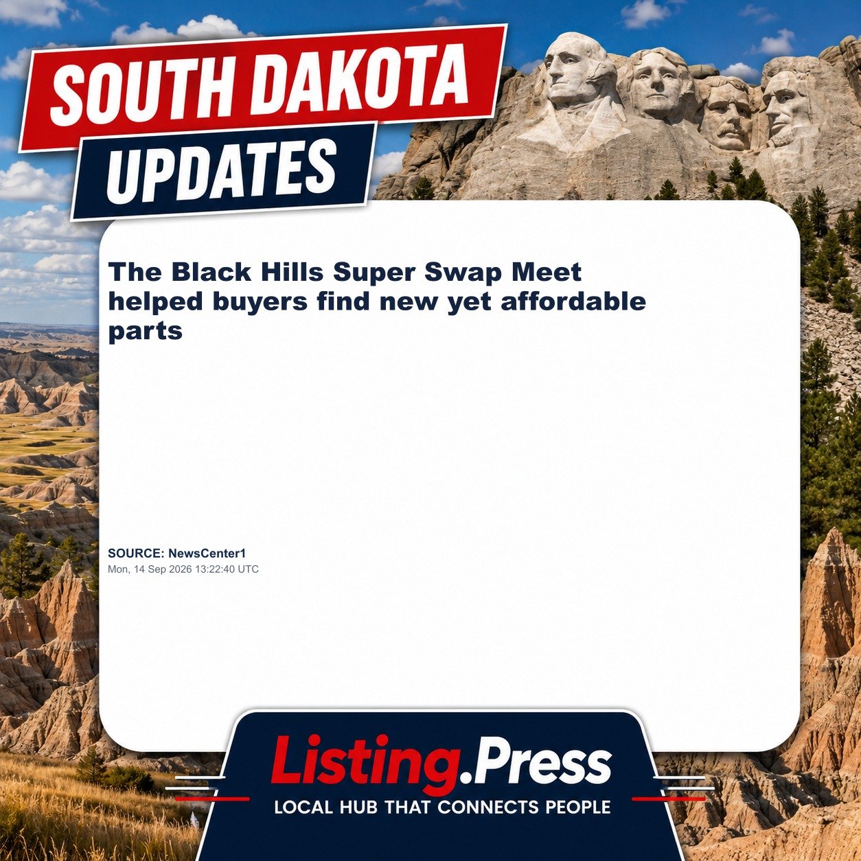 The Black Hills Super Swap Meet helped buyers find new yet affordable parts