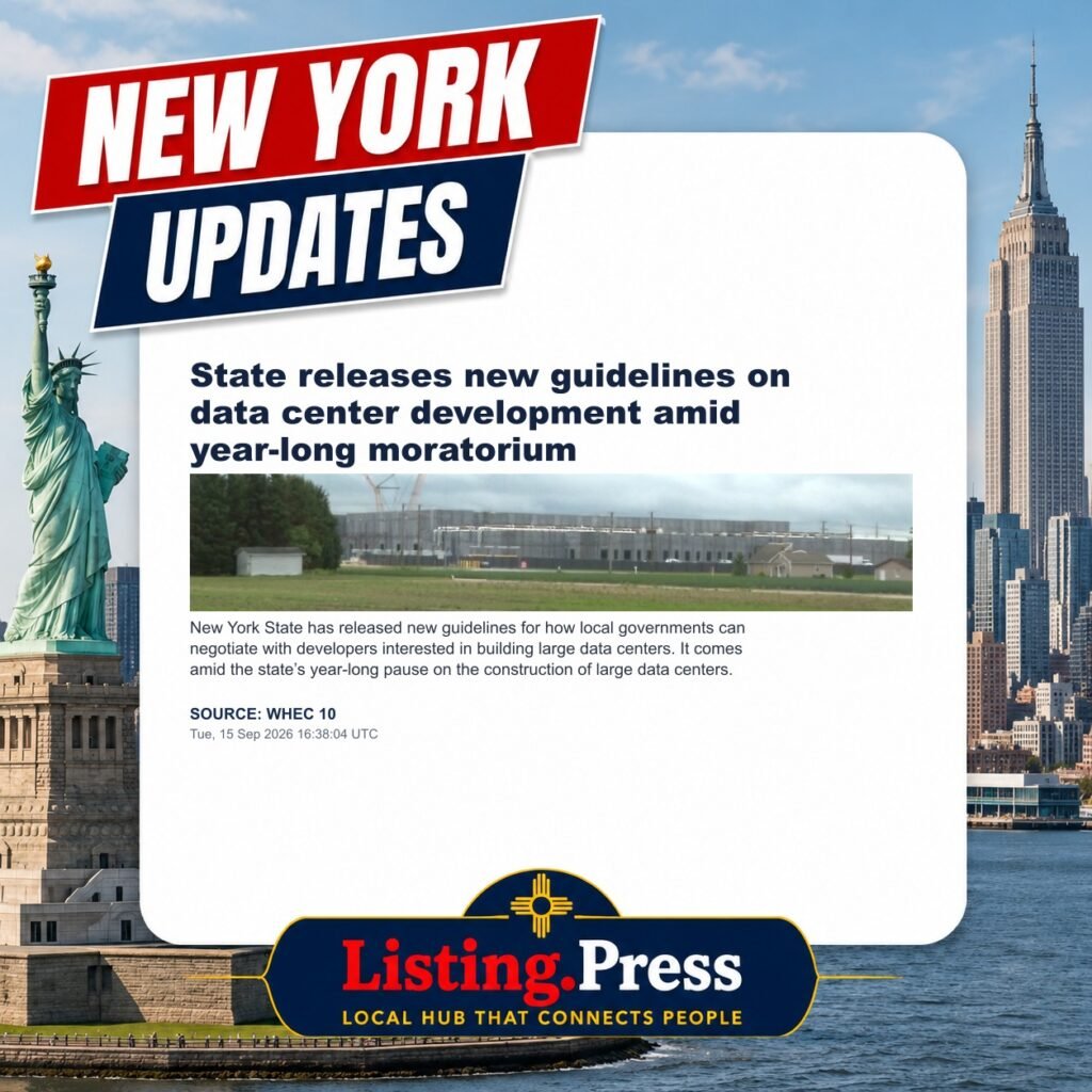 State releases new guidelines on data center development amid year-long moratorium