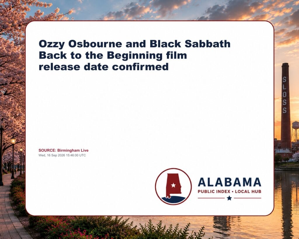 Ozzy Osbourne and Black Sabbath Back to the Beginning film release date confirmed