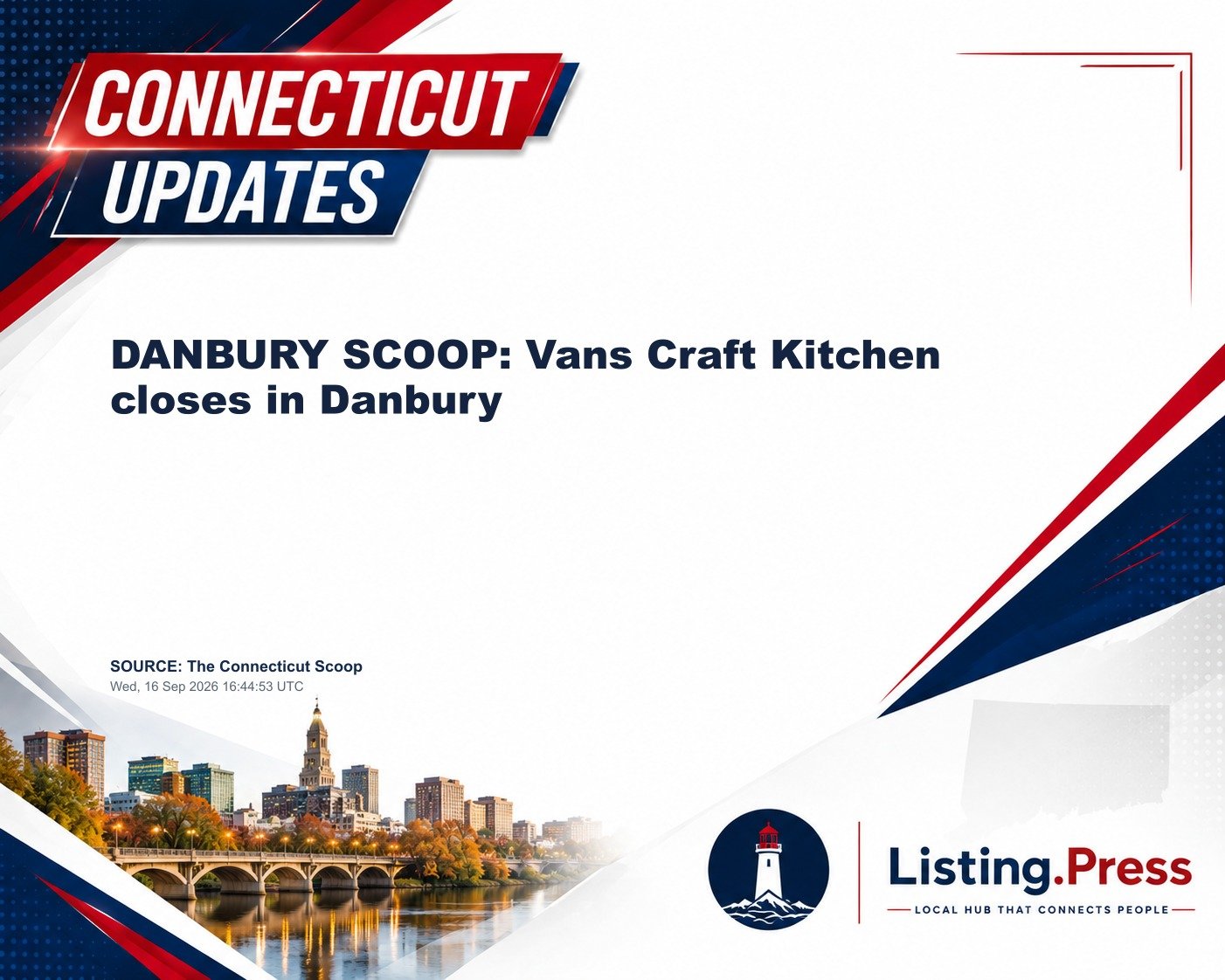 DANBURY SCOOP: Vans Craft Kitchen closes in Danbury