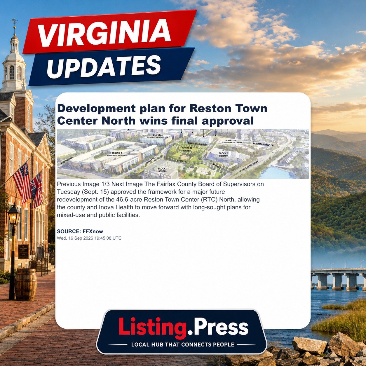 Development plan for Reston Town Center North wins final approval