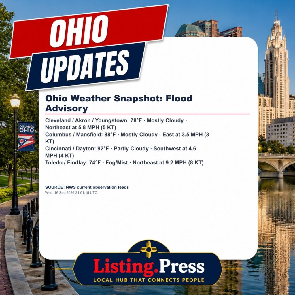 Ohio Weather Snapshot: Flood Advisory