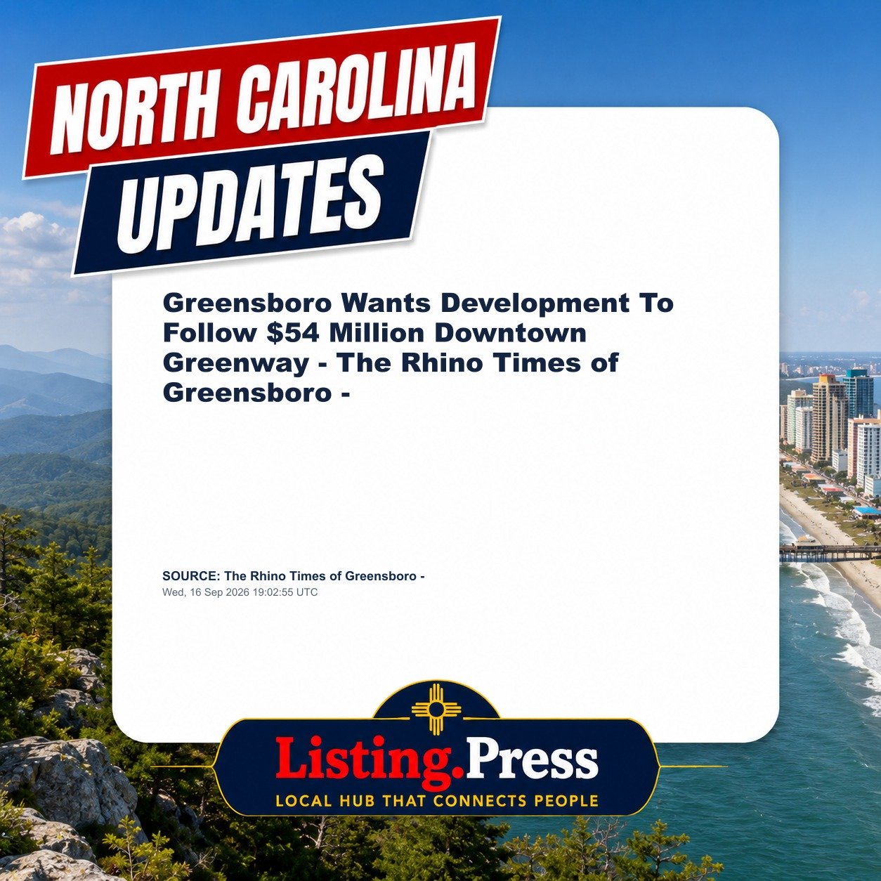 Greensboro Wants Development To Follow $54 Million Downtown Greenway - The Rhino Times of Greensboro -