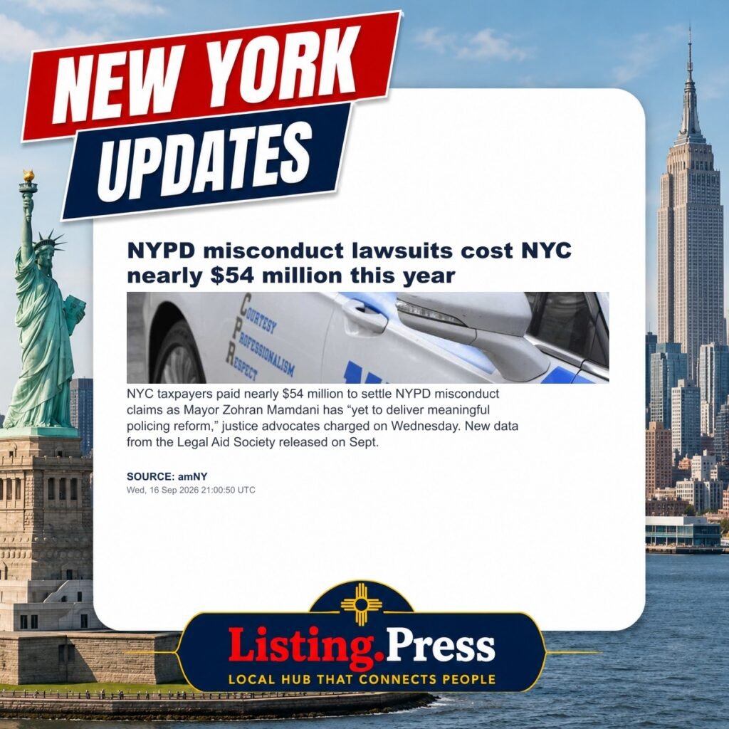 NYPD misconduct lawsuits cost NYC nearly $54 million this year