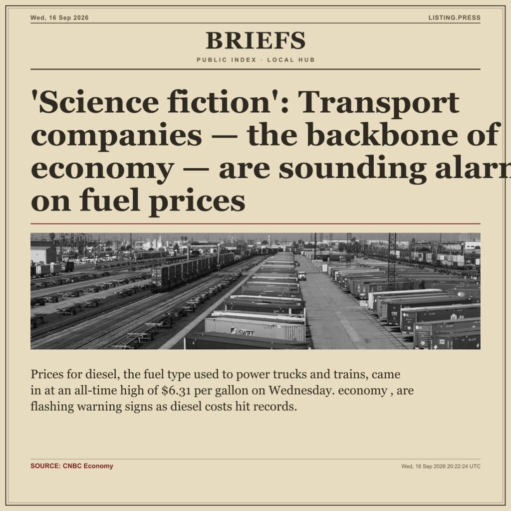 ‘Science fiction’: Transport companies — the backbone of economy — are sounding alarm on fuel prices