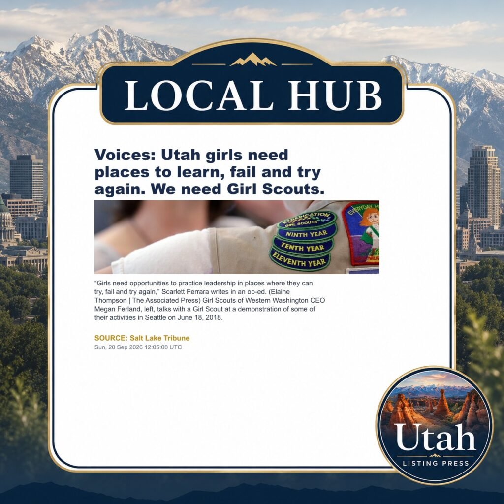 Voices: Utah girls need places to learn, fail and try again. We need Girl Scouts.