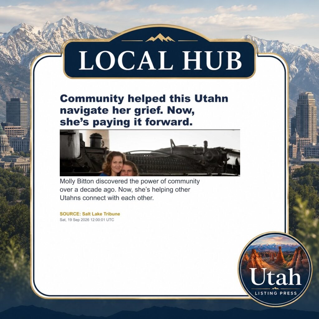 Community helped this Utahn navigate her grief. Now, she’s paying it forward.