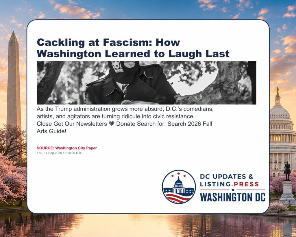 Cackling at Fascism: How Washington Learned to Laugh Last