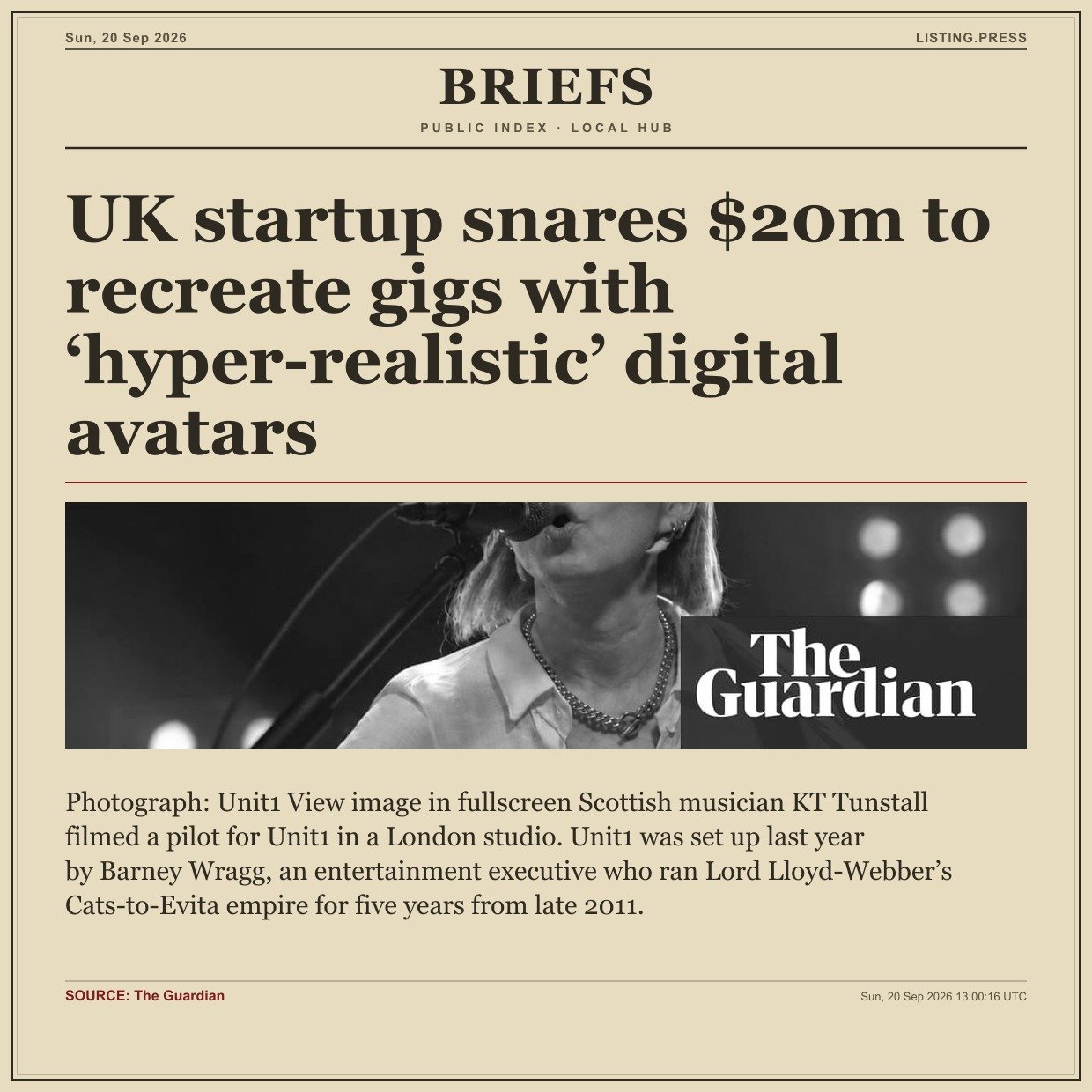 UK startup snares $20m to recreate gigs with ‘hyper-realistic’ digital avatars