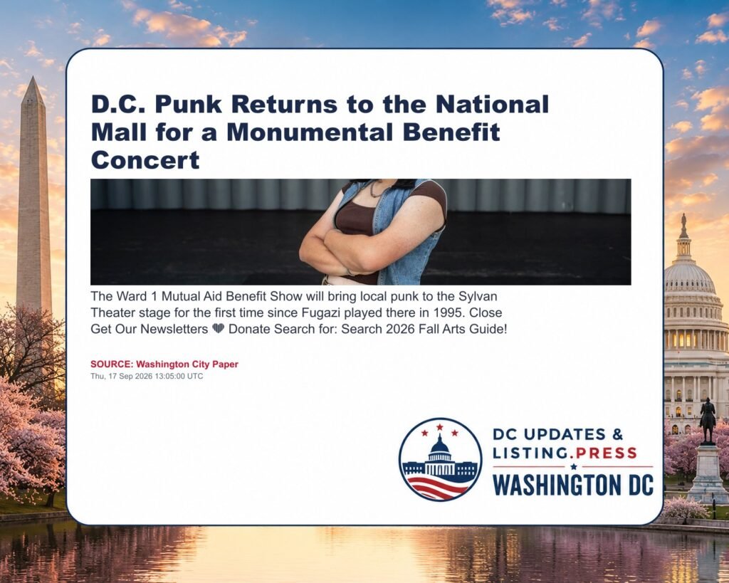 D.C. Punk Returns to the National Mall for a Monumental Benefit Concert