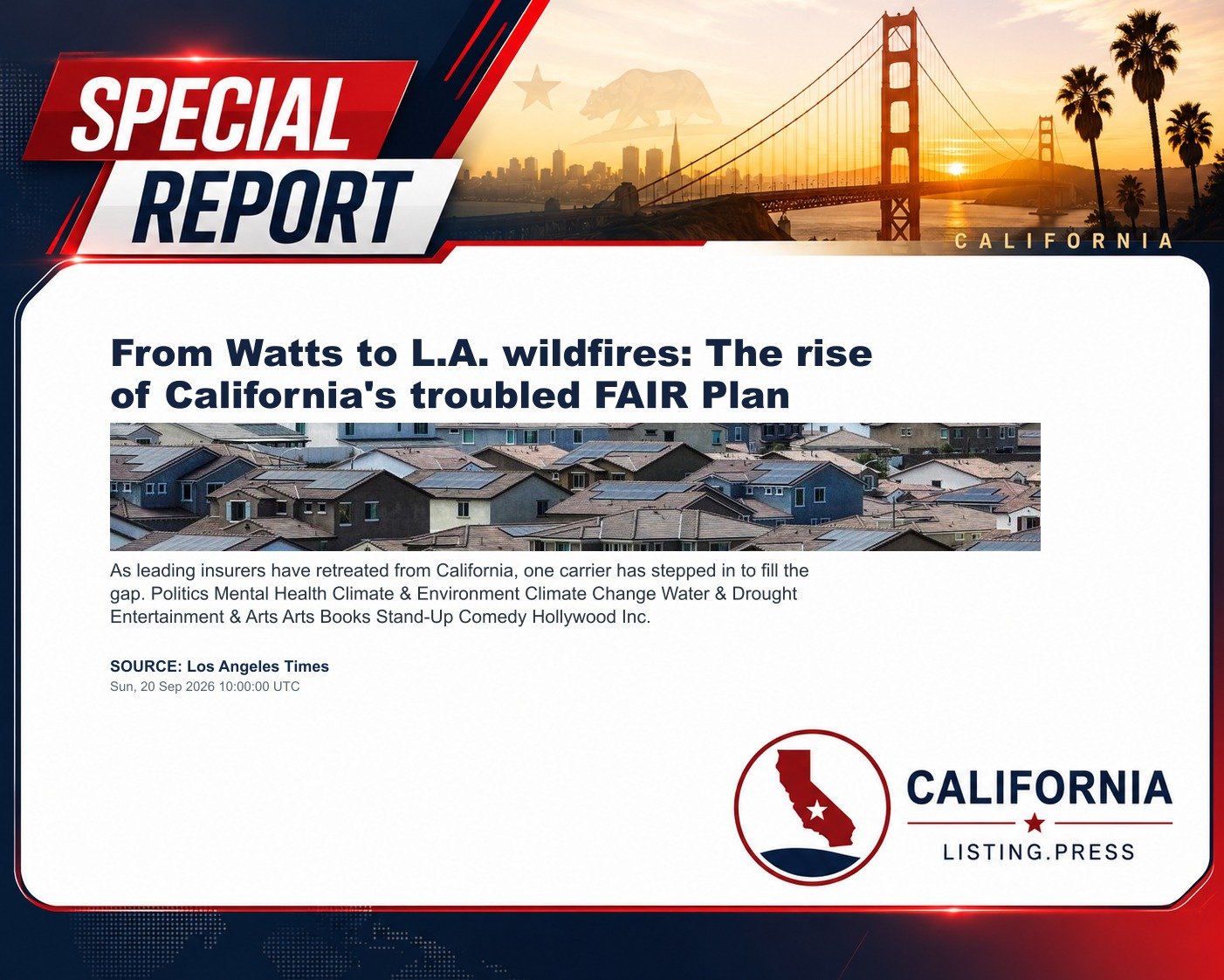From Watts to L.A. wildfires: The rise of California's troubled FAIR Plan