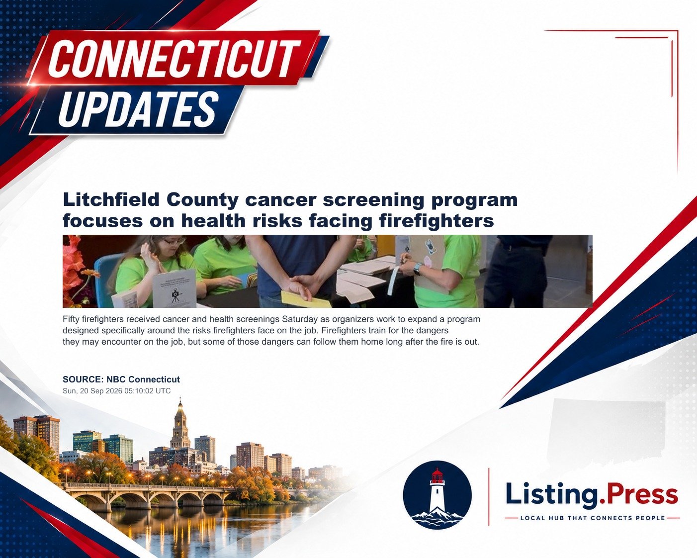 Litchfield County cancer screening program focuses on health risks facing firefighters