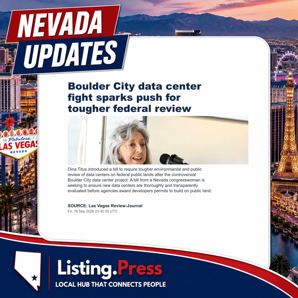 Boulder City data center fight sparks push for tougher federal review