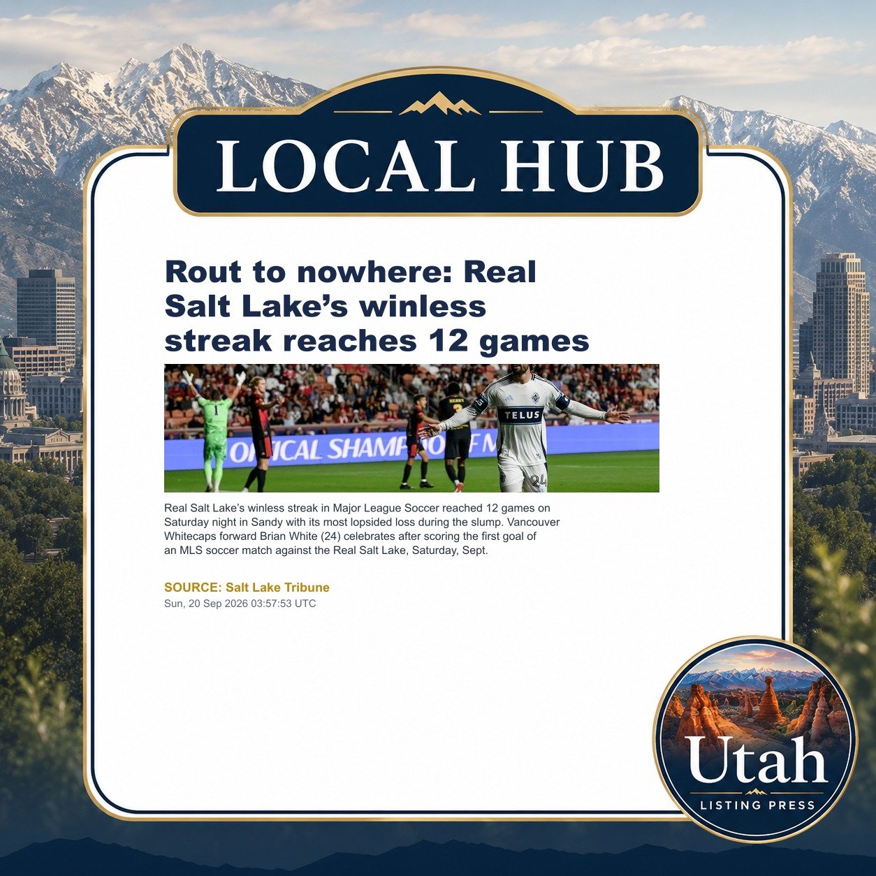 Rout to nowhere: Real Salt Lake’s winless streak reaches 12 games