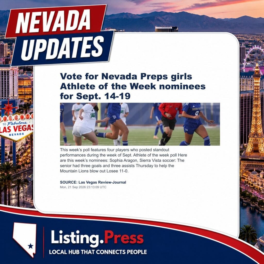 Vote for Nevada Preps girls Athlete of the Week nominees for Sept. 14-19