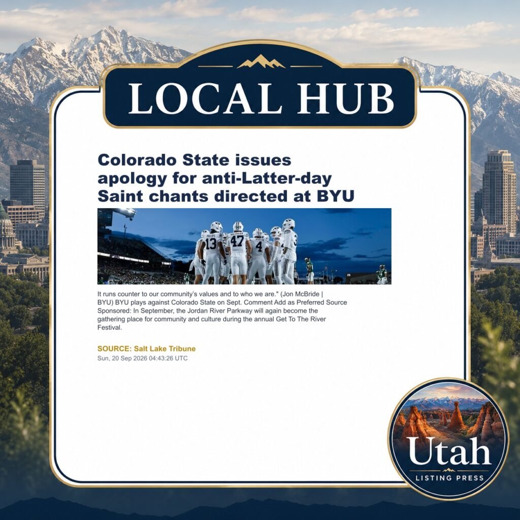 Colorado State issues apology for anti-Latter-day Saint chants directed at BYU