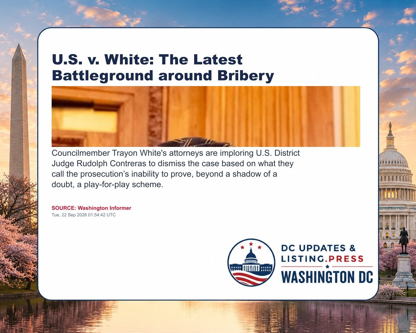 U.S. v. White: The Latest Battleground around Bribery