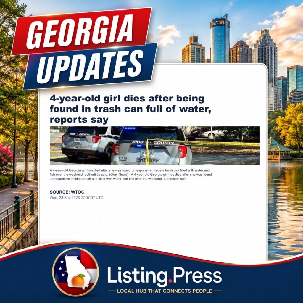 4-year-old girl dies after being found in trash can full of water, reports say