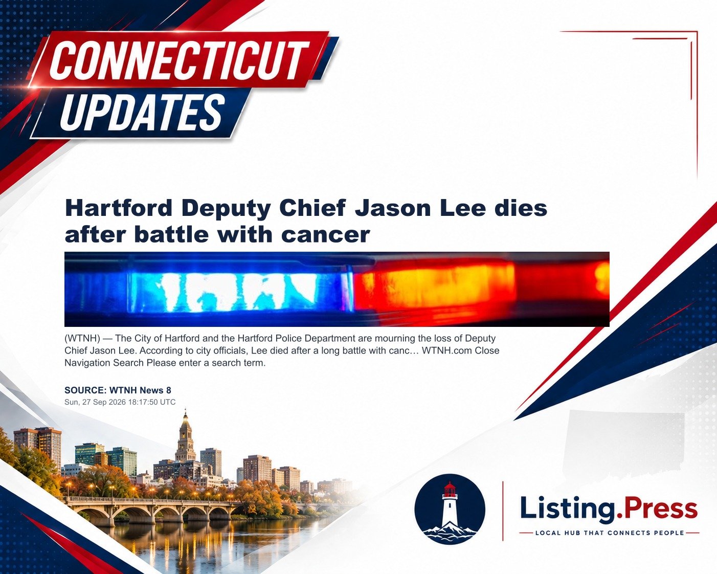 Hartford Deputy Chief Jason Lee dies after battle with cancer