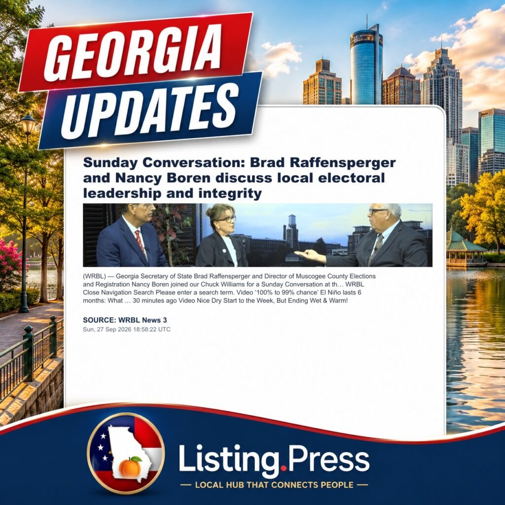 Sunday Conversation: Brad Raffensperger and Nancy Boren discuss local electoral leadership and integrity