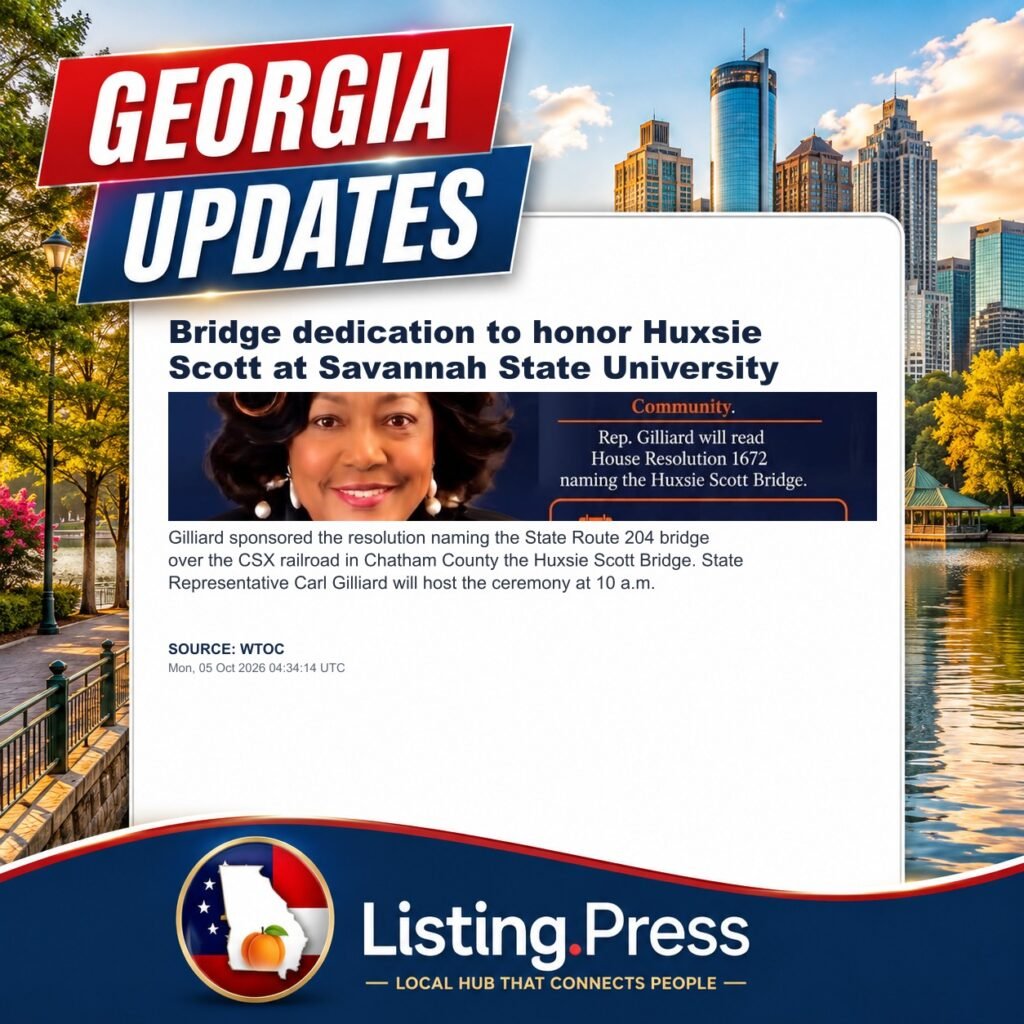 Bridge dedication to honor Huxsie Scott at Savannah State University
