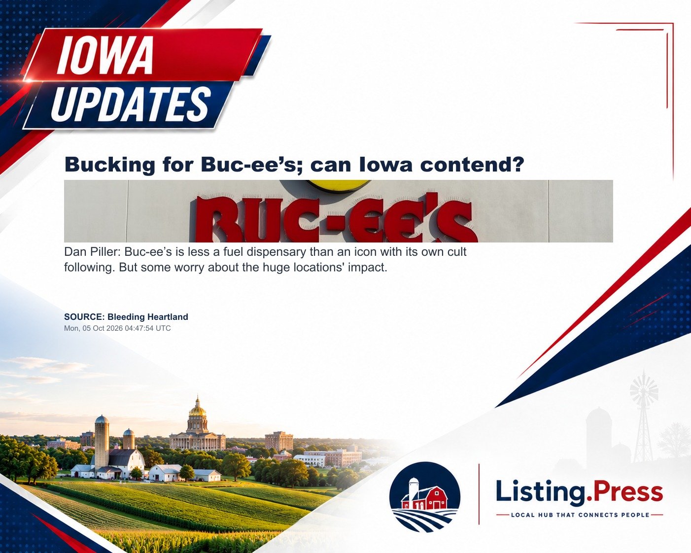 Bucking for Buc-ee’s; can Iowa contend?