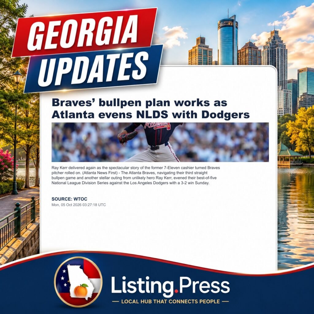 Braves’ bullpen plan works as Atlanta evens NLDS with Dodgers