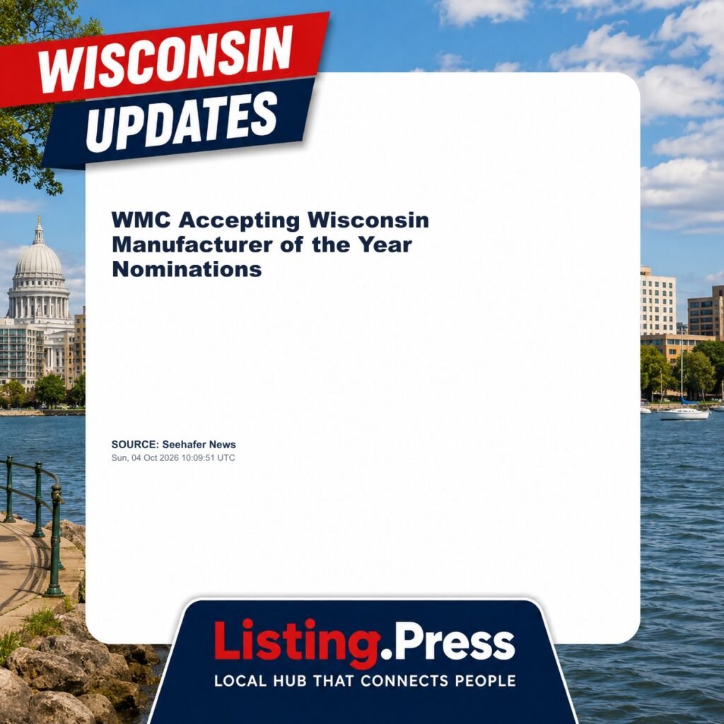 WMC Accepting Wisconsin Manufacturer of the Year Nominations