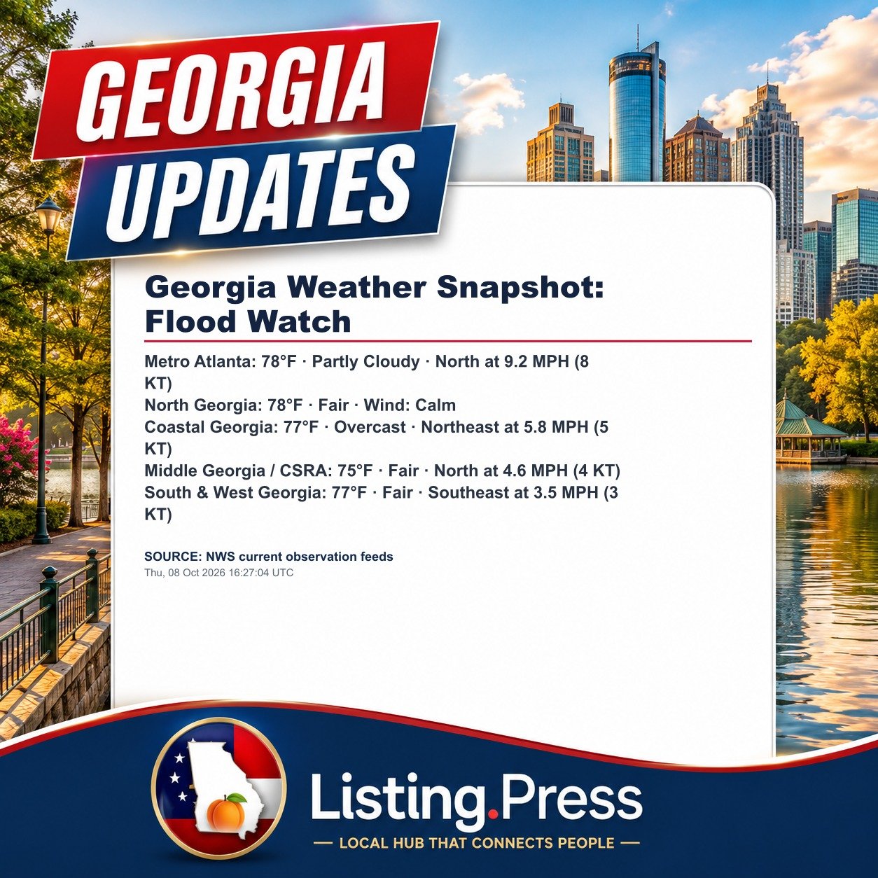 Georgia Weather Snapshot: Flood Watch