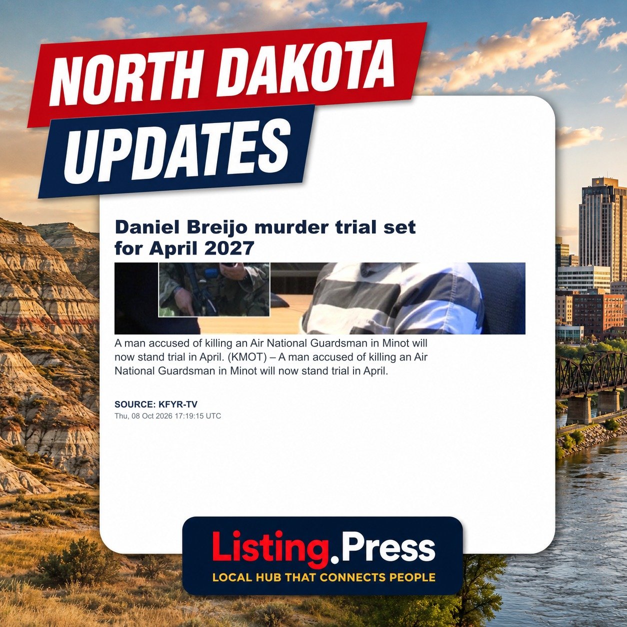 Daniel Breijo murder trial set for April 2027