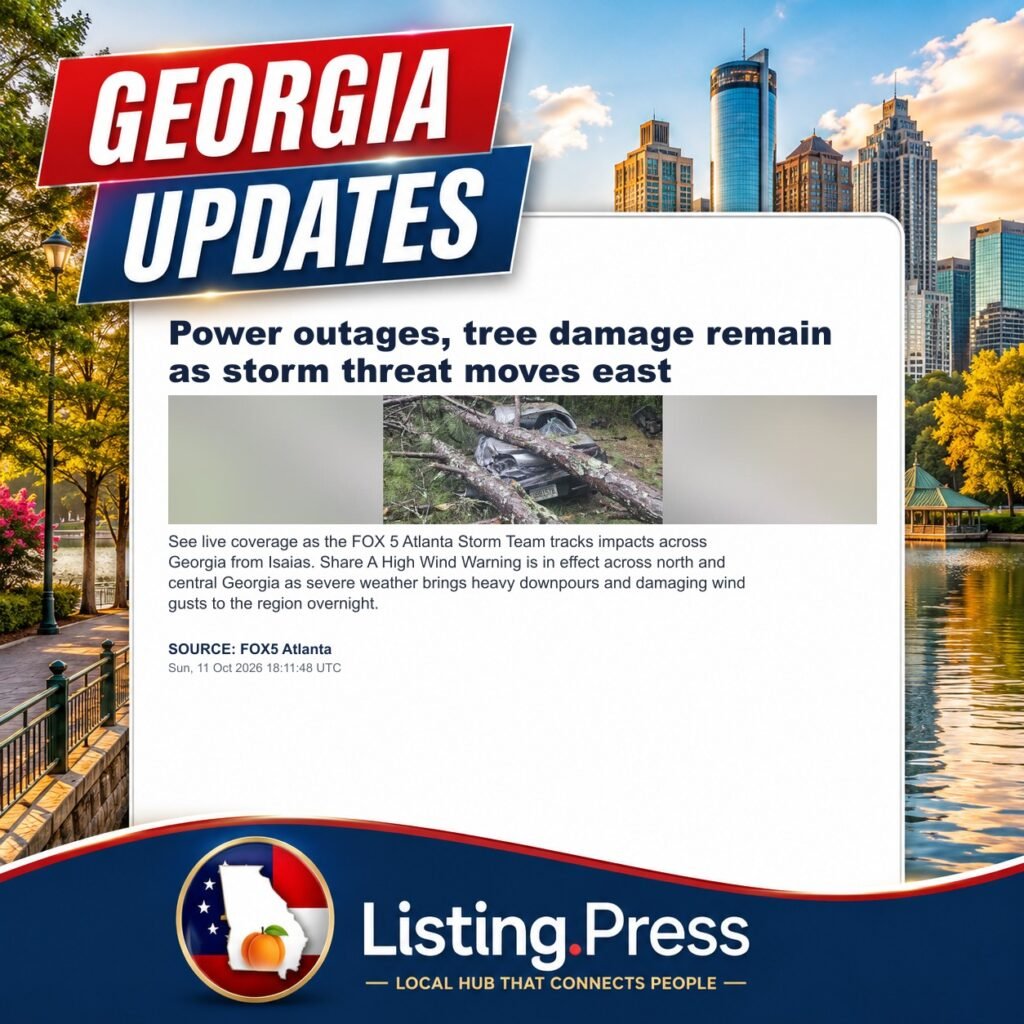 Power outages, tree damage remain as storm threat moves east