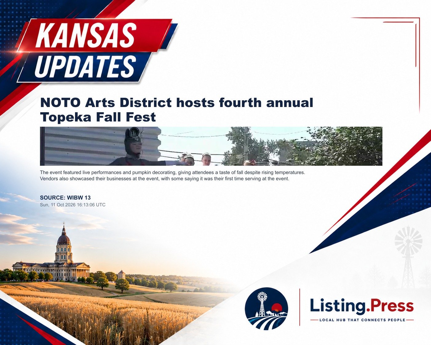 NOTO Arts District hosts fourth annual Topeka Fall Fest
