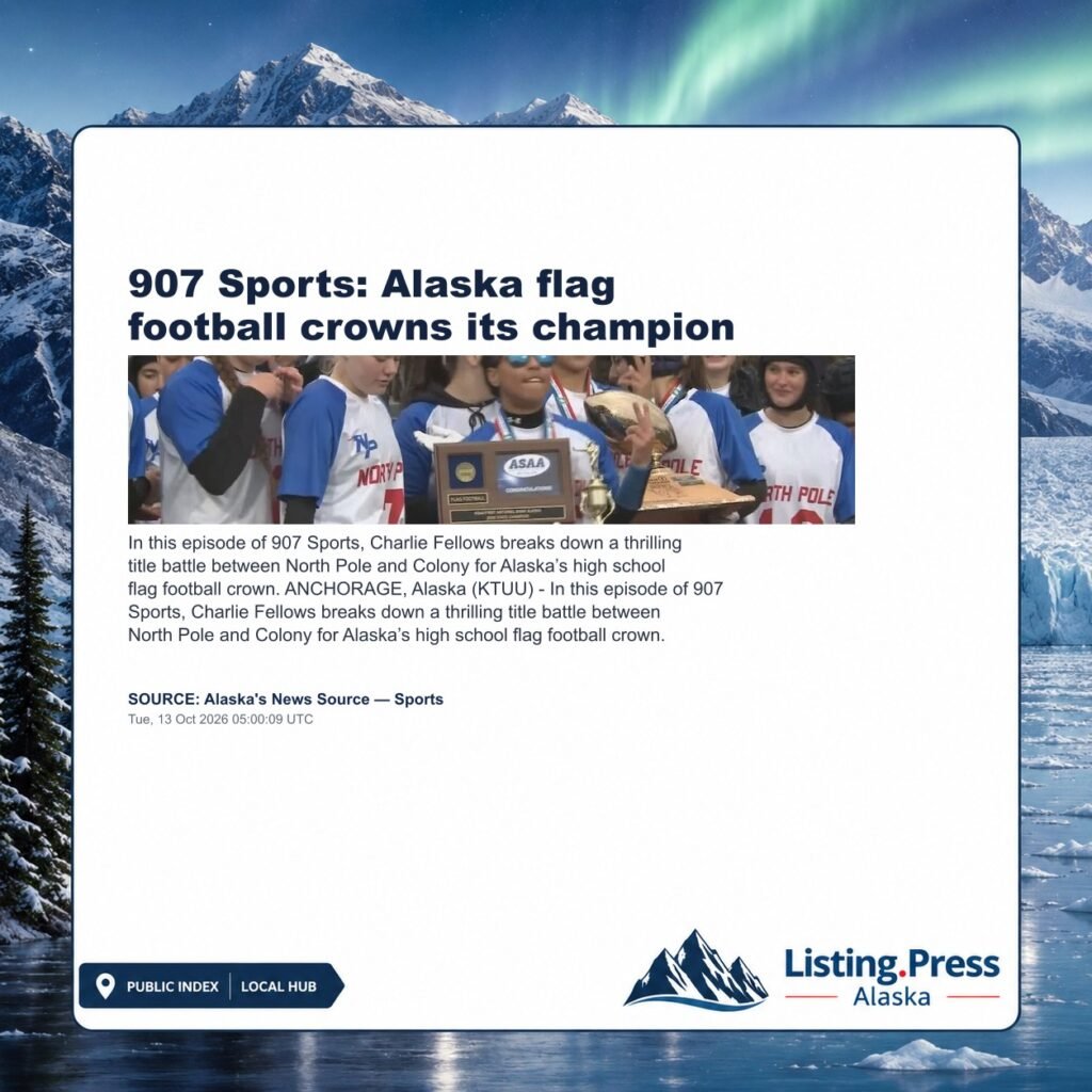 907 Sports: Alaska flag football crowns its champion