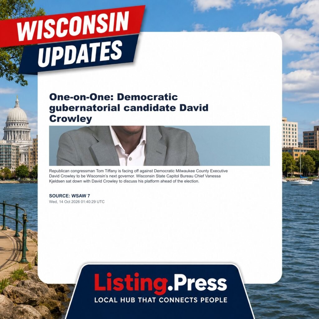 One-on-One: Democratic gubernatorial candidate David Crowley