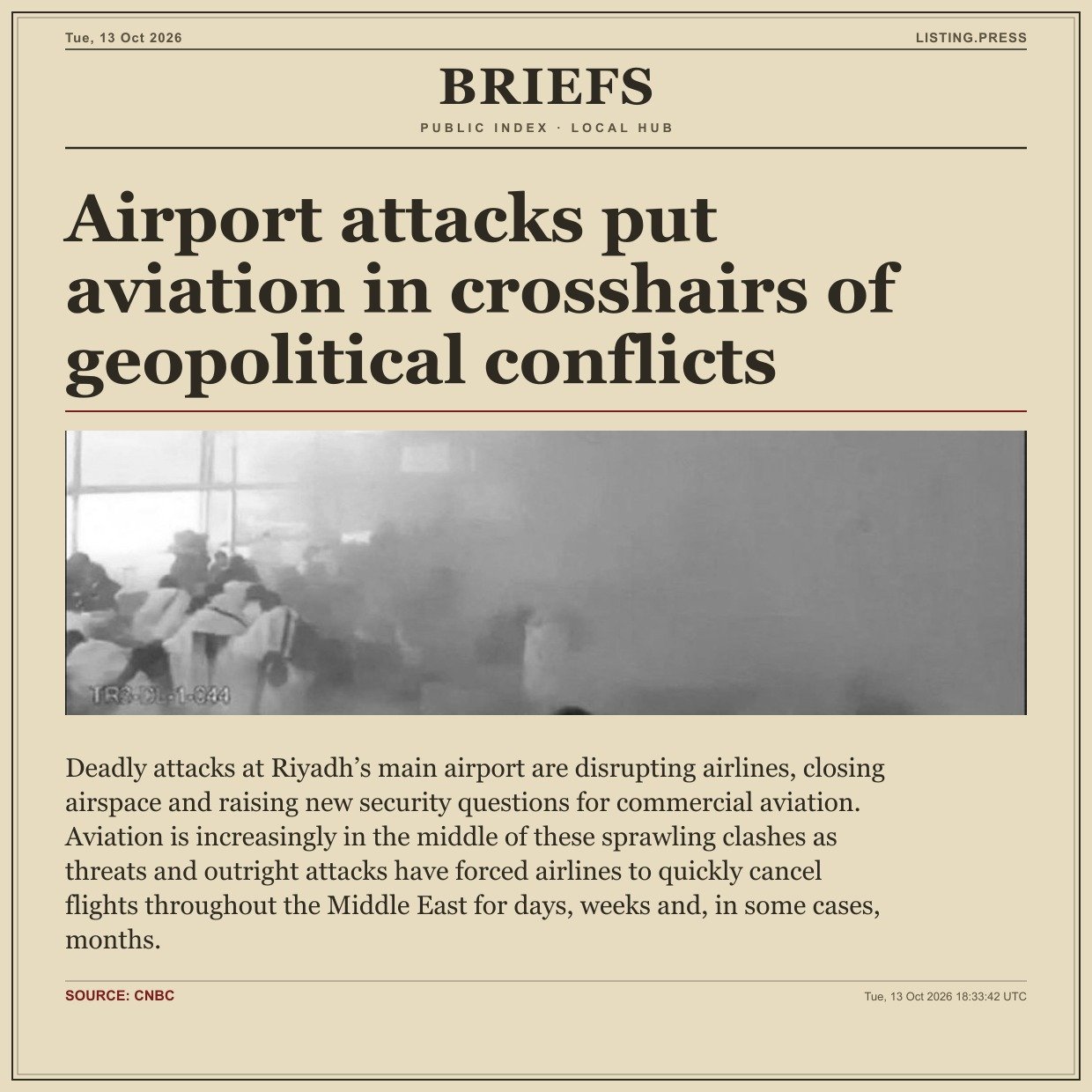Airport attacks put aviation in crosshairs of geopolitical conflicts